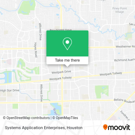 Systems Application Enterprises map