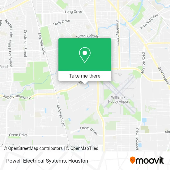 Powell Electrical Systems map