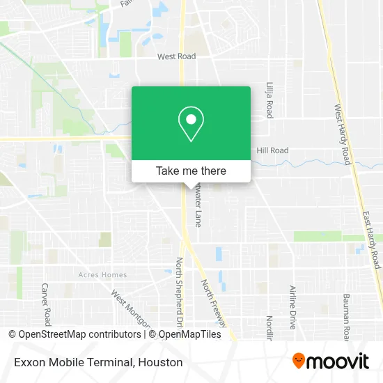 Exxon Mobile Terminal map