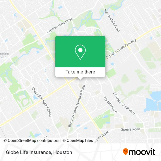 Globe Life Insurance map