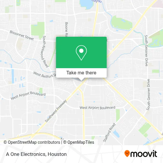 A One Electronics map