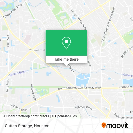 Cutten Storage map