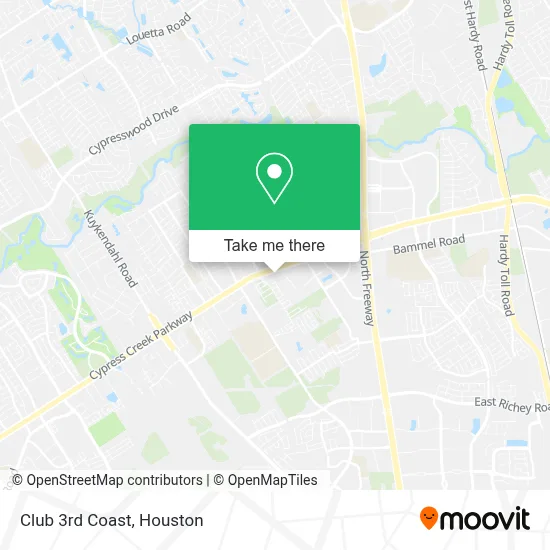 Club 3rd Coast map