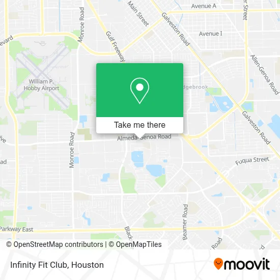 Infinity Fit Club map