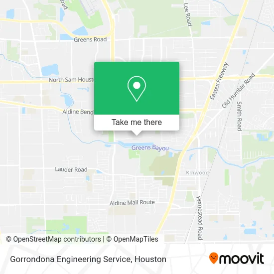 Gorrondona Engineering Service map