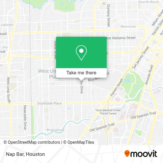 Nap Bar map