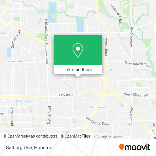 Galborg Usa map