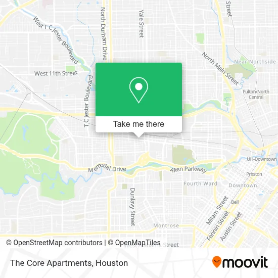 The Core Apartments map