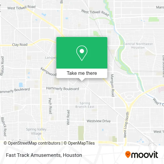 Fast Track Amusements map