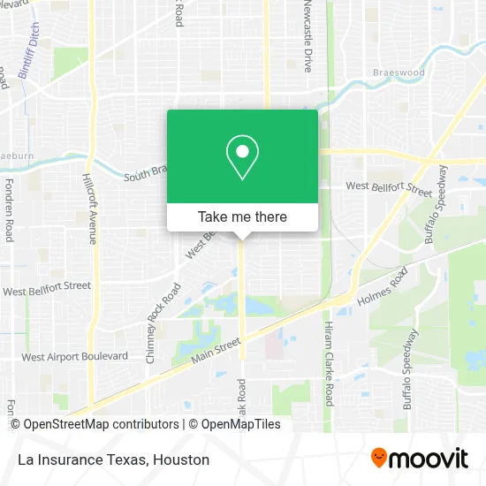 La Insurance Texas map