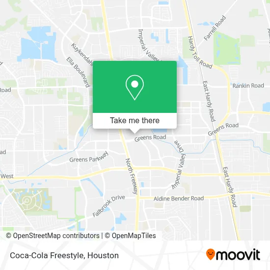 Coca-Cola Freestyle map