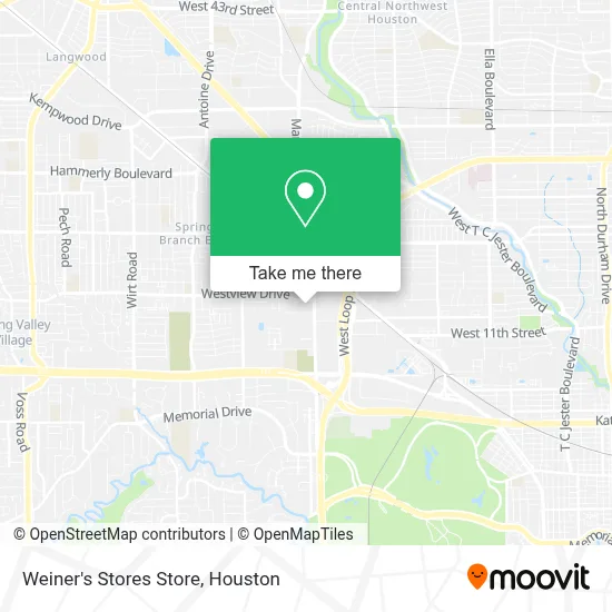 Weiner's Stores Store map