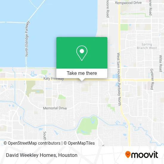 David Weekley Homes map