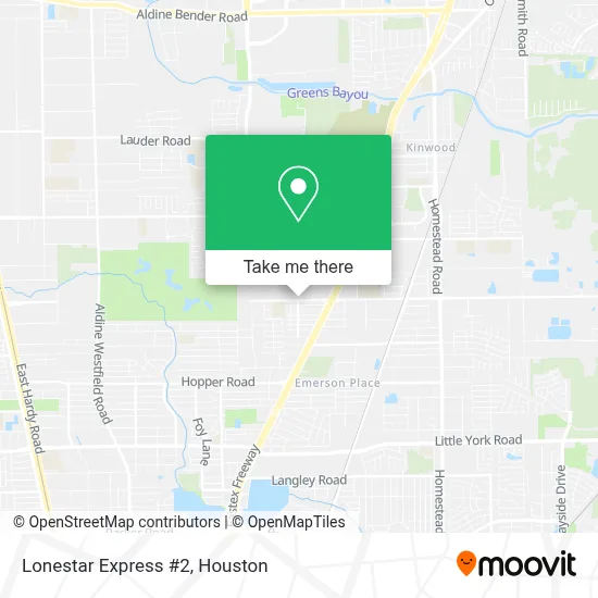 Lonestar Express #2 map