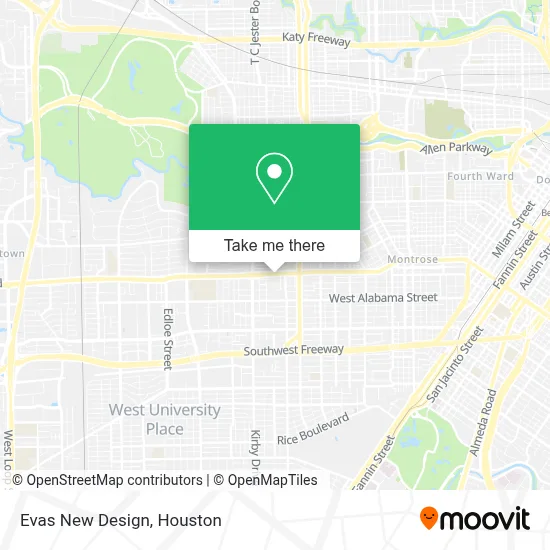 Evas New Design map
