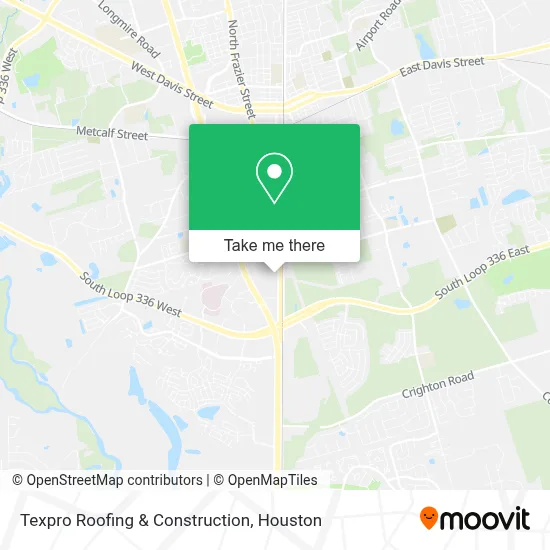 Texpro Roofing & Construction map
