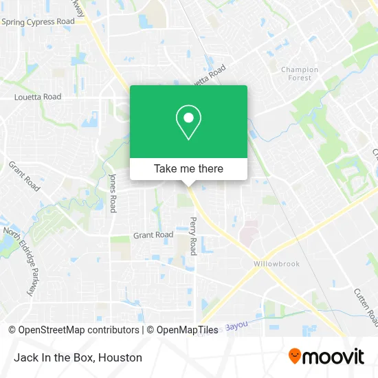 Jack In the Box map