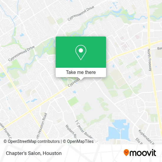 Chapter's Salon map
