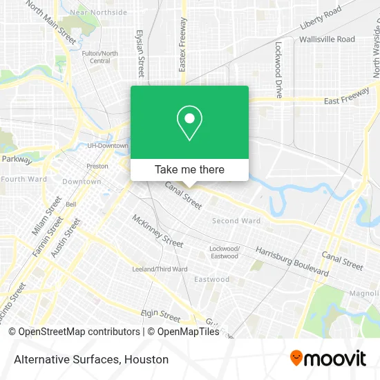 Alternative Surfaces map