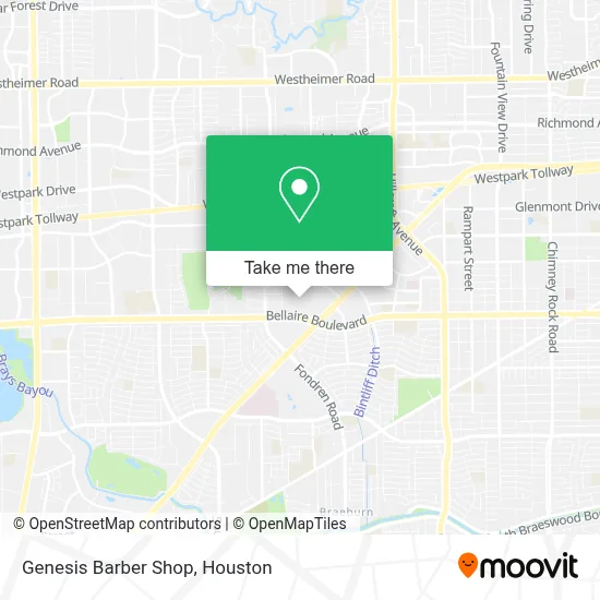 Genesis Barber Shop map