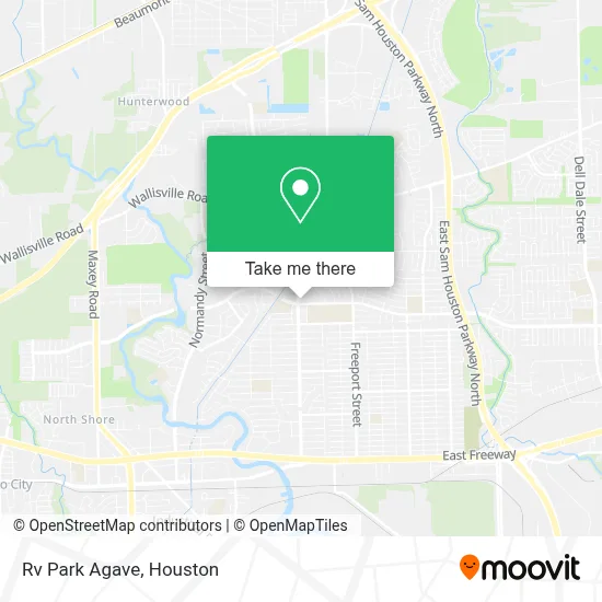 Rv Park Agave map