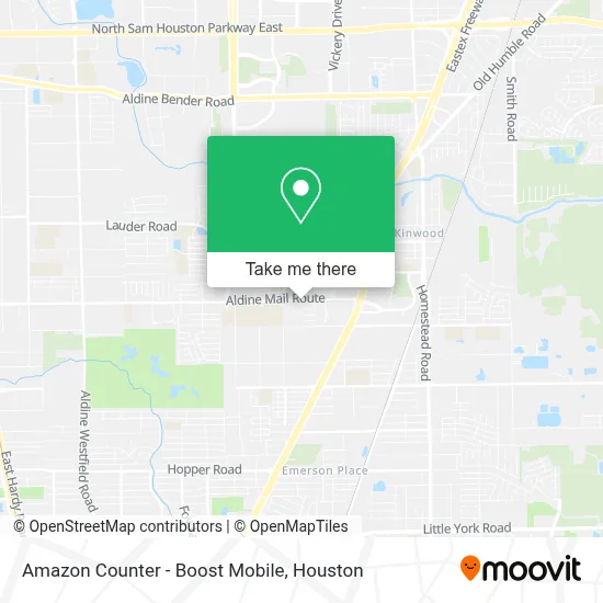 Amazon Counter - Boost Mobile map