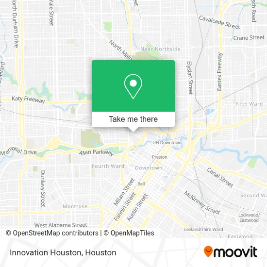 Innovation Houston map