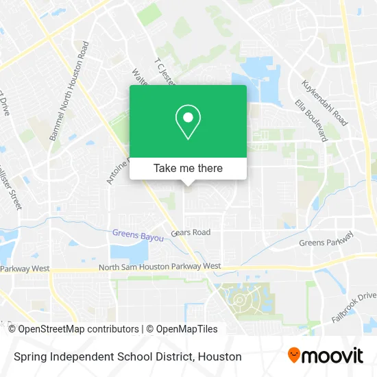 Spring Independent School District map