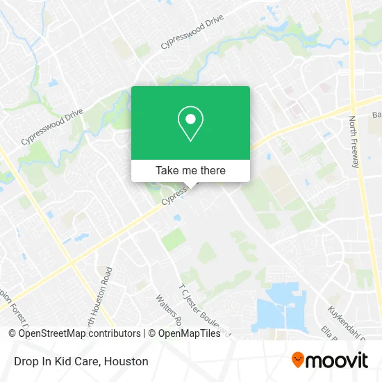 Drop In Kid Care map
