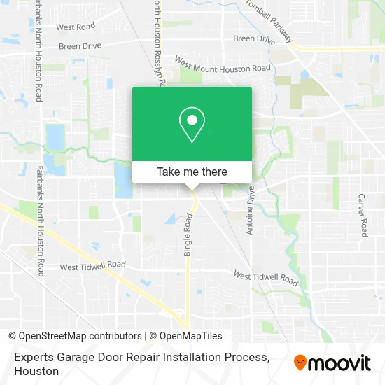 Experts Garage Door Repair Installation Process map