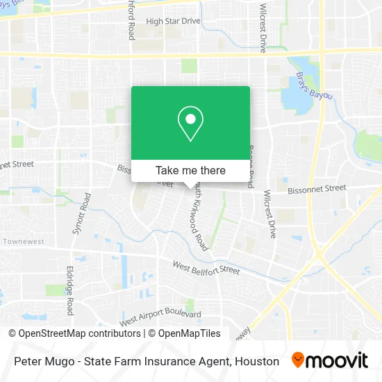 Peter Mugo - State Farm Insurance Agent map