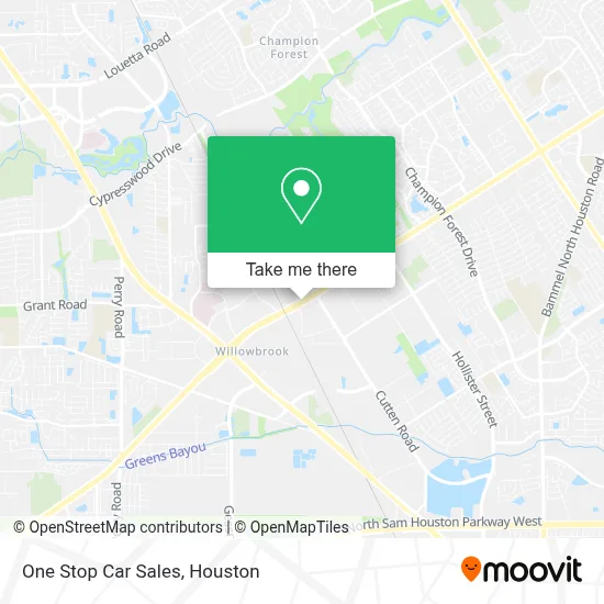 One Stop Car Sales map