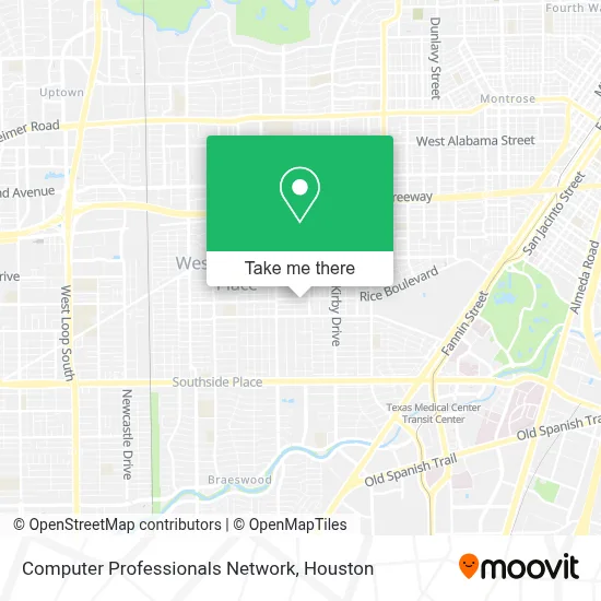 Computer Professionals Network map