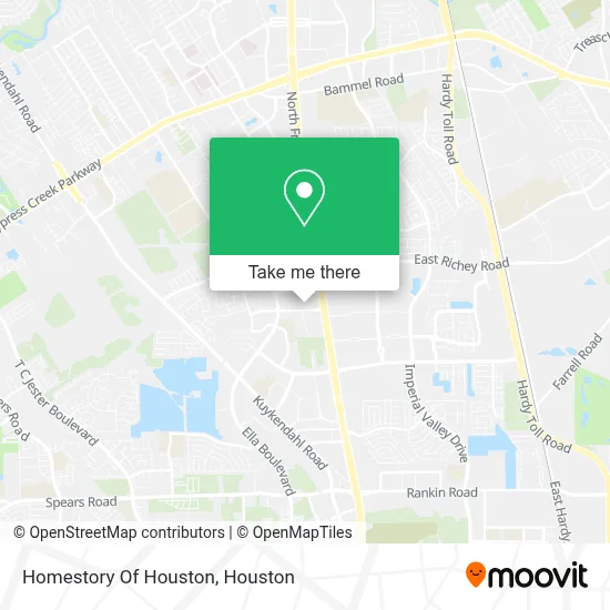Homestory Of Houston map