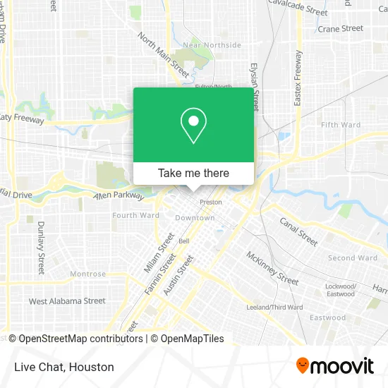 Live Chat map