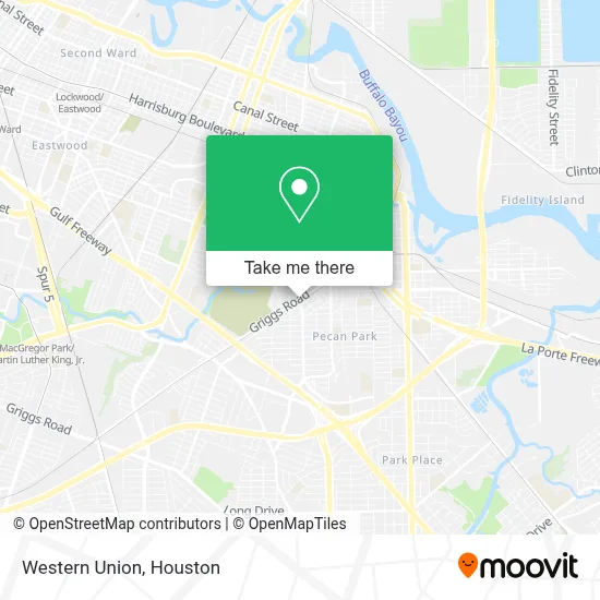 Western Union map