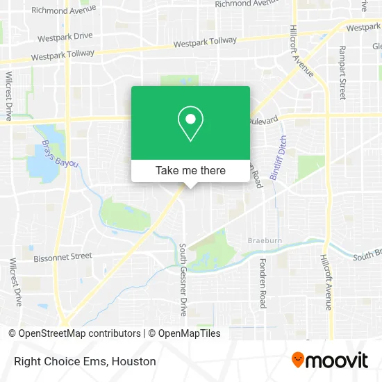 Right Choice Ems map