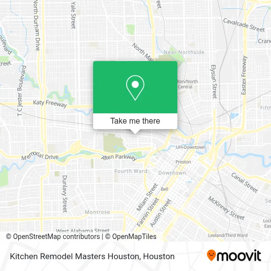 Kitchen Remodel Masters Houston map