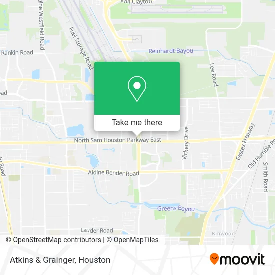 Atkins & Grainger map