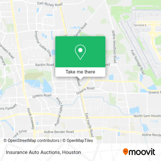 Insurance Auto Auctions map