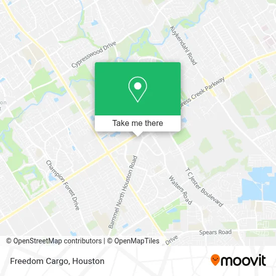Freedom Cargo map