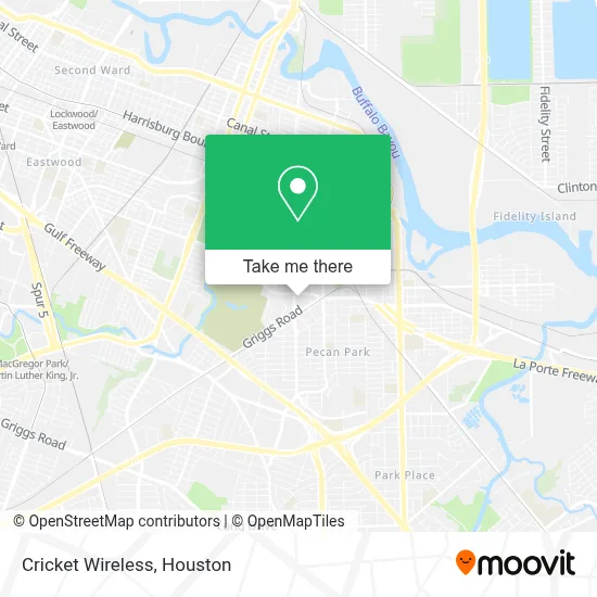 Cricket Wireless map