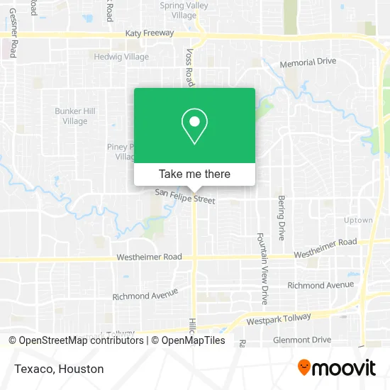 Texaco map