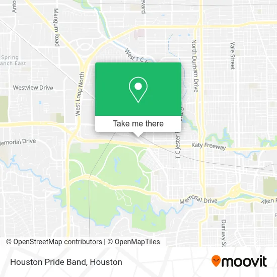 Houston Pride Band map