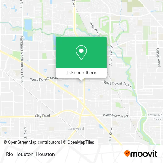 Mapa de Rio Houston