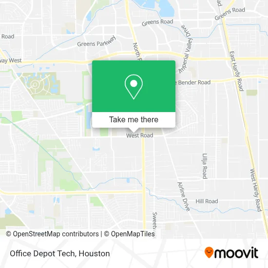 Office Depot Tech map