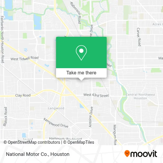 National Motor Co. map