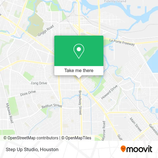Step Up Studio map