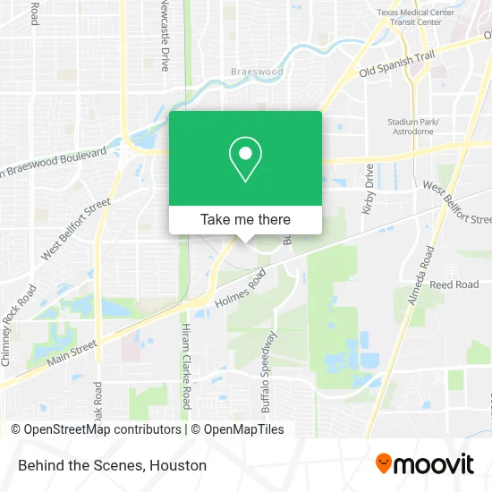 Behind the Scenes map