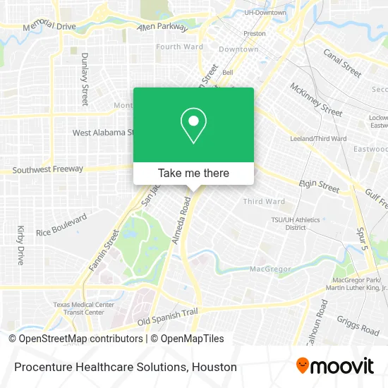 Procenture Healthcare Solutions map